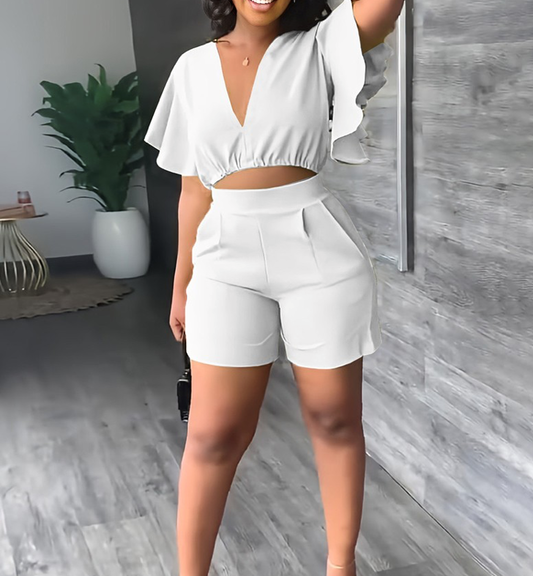 Crop Top short set